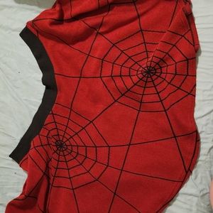 Spider knit mini skirt by Elhoffer Design in 3x